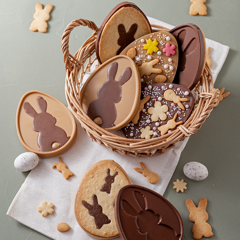 Tablettes de chocolat de Pâques