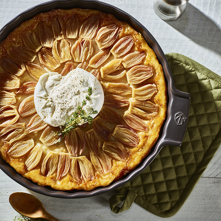 tarte tatin échalotes