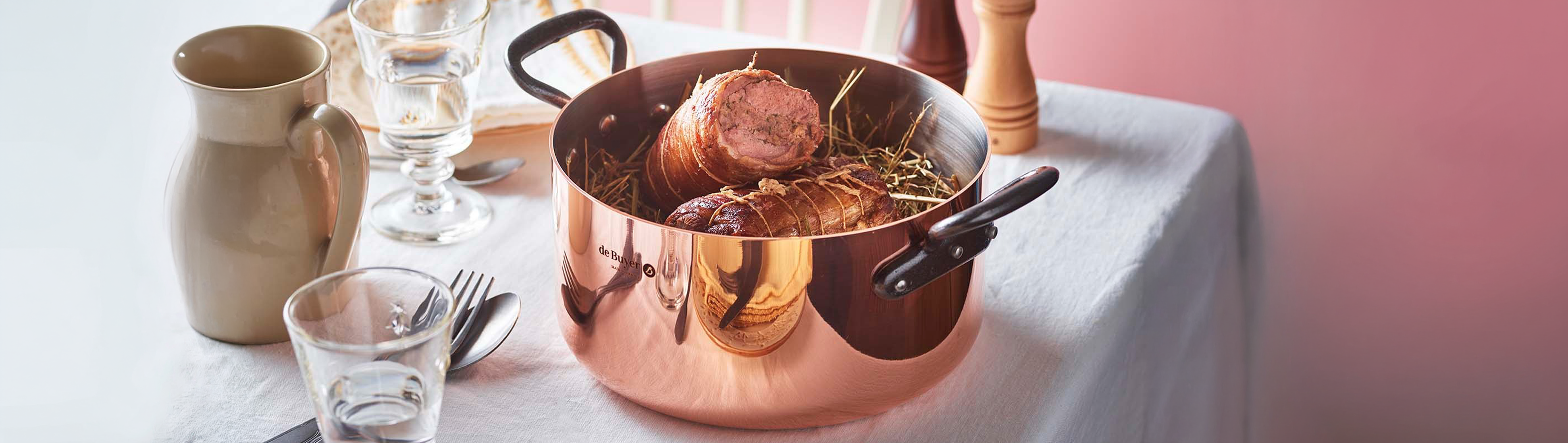 Selle d'agneau au foin