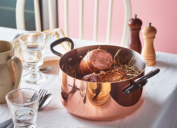 Selle d'agneau au foin