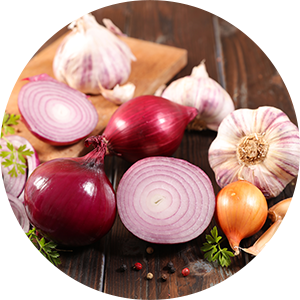 aromates (ail, oignons...)