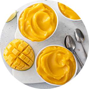 purée de fruit mangue