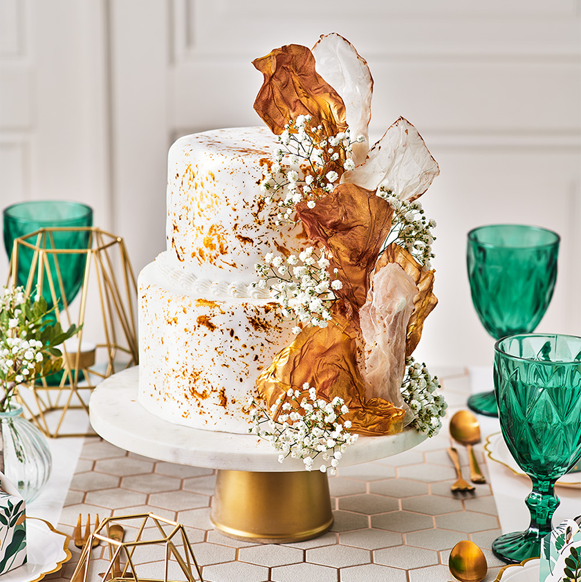 Wedding cake citron FunCakes