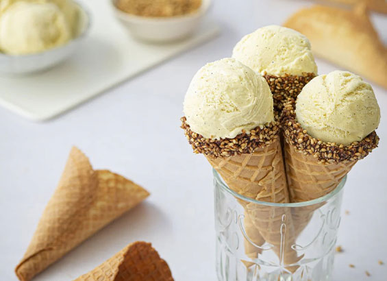Glace vanille Valrhona