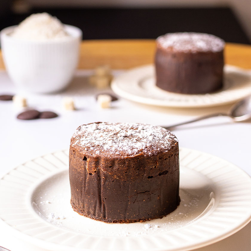 coulant au chocolat et coco