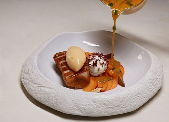baba au rhum vanille abricot