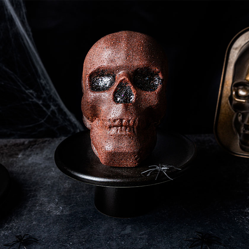 Gâteau tête de mort chocolat4