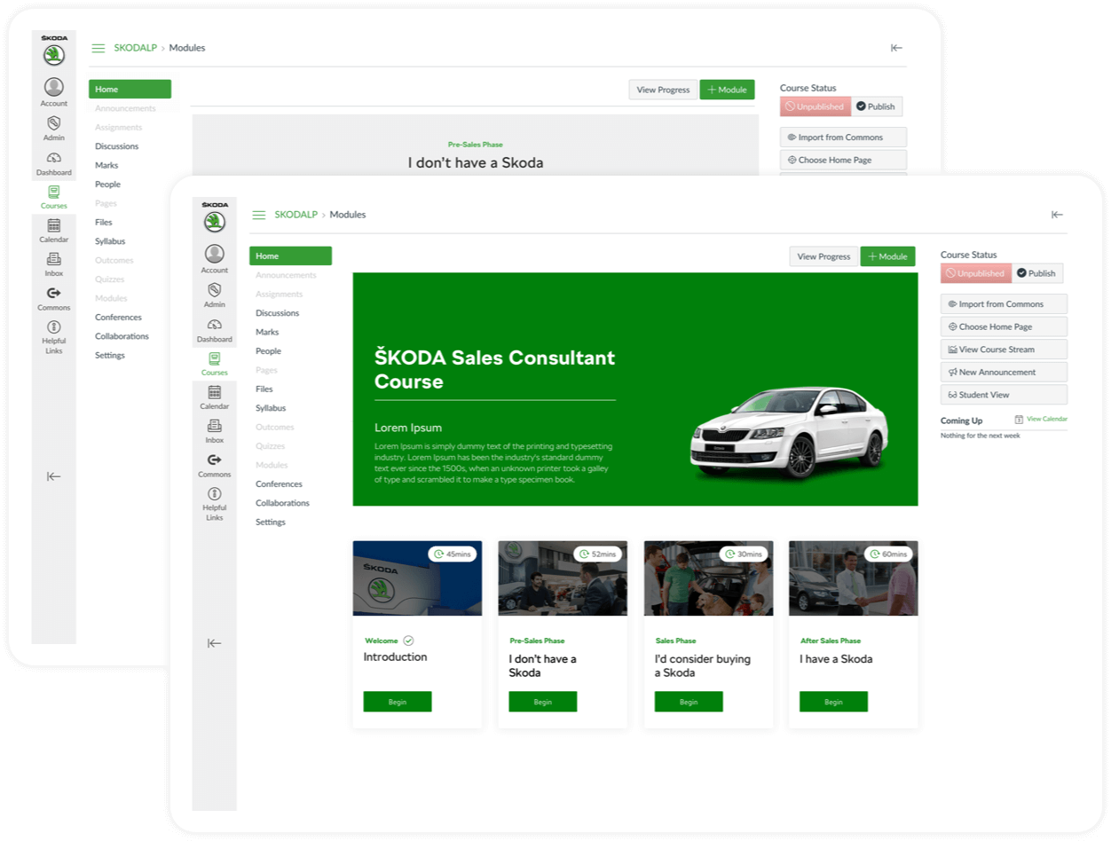 Canvas Learning Management System