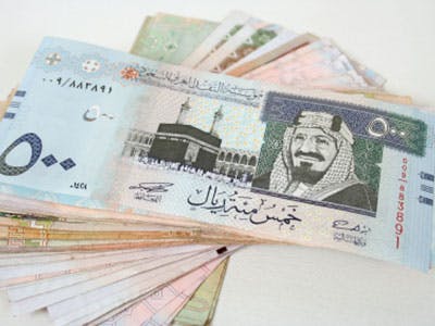 Saudiarabiska rial sedlar, valta Saudiarabien 