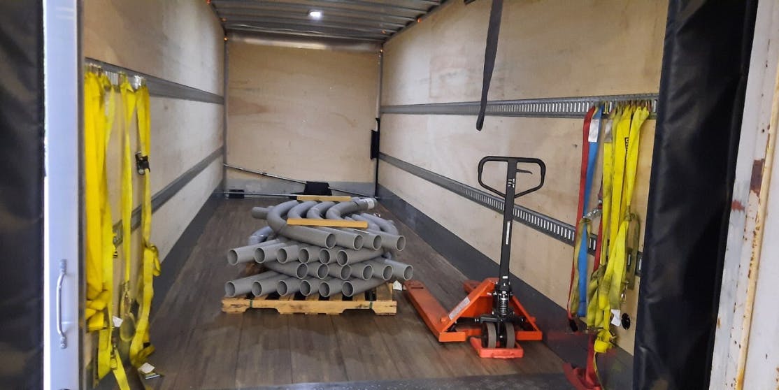 Less than truckload delivered by Curri