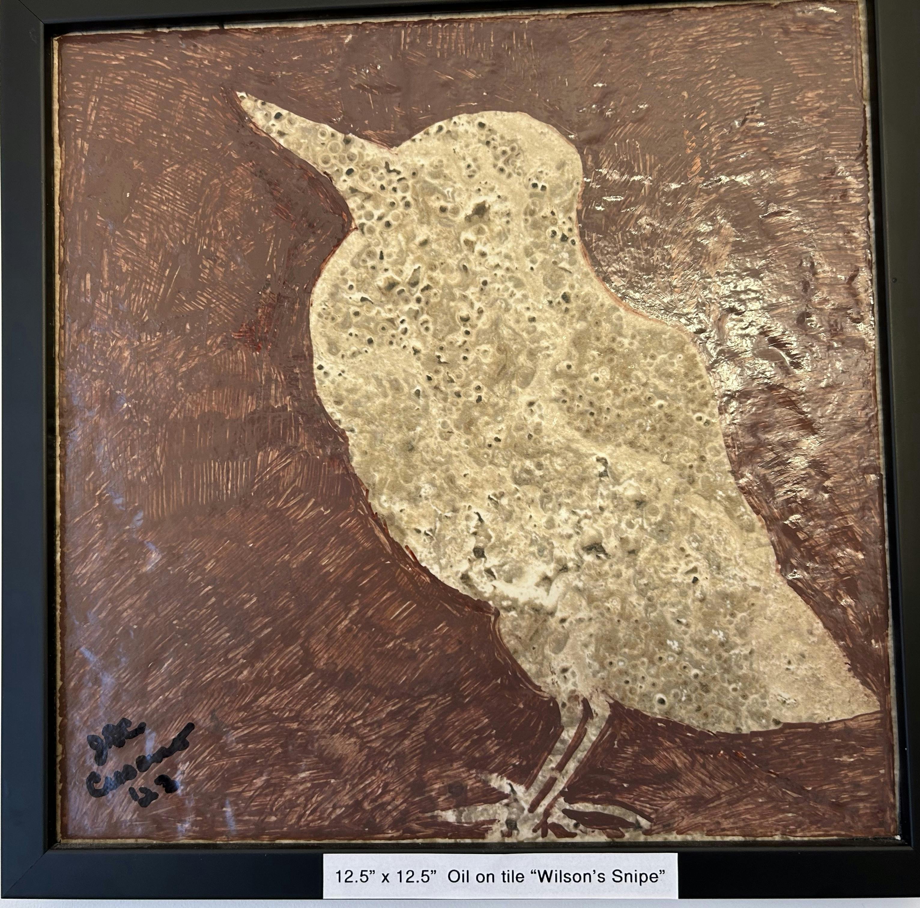 Wilson's Snipe

Framed 12.5 " x 12.5 "

Oil on tile

$500.00