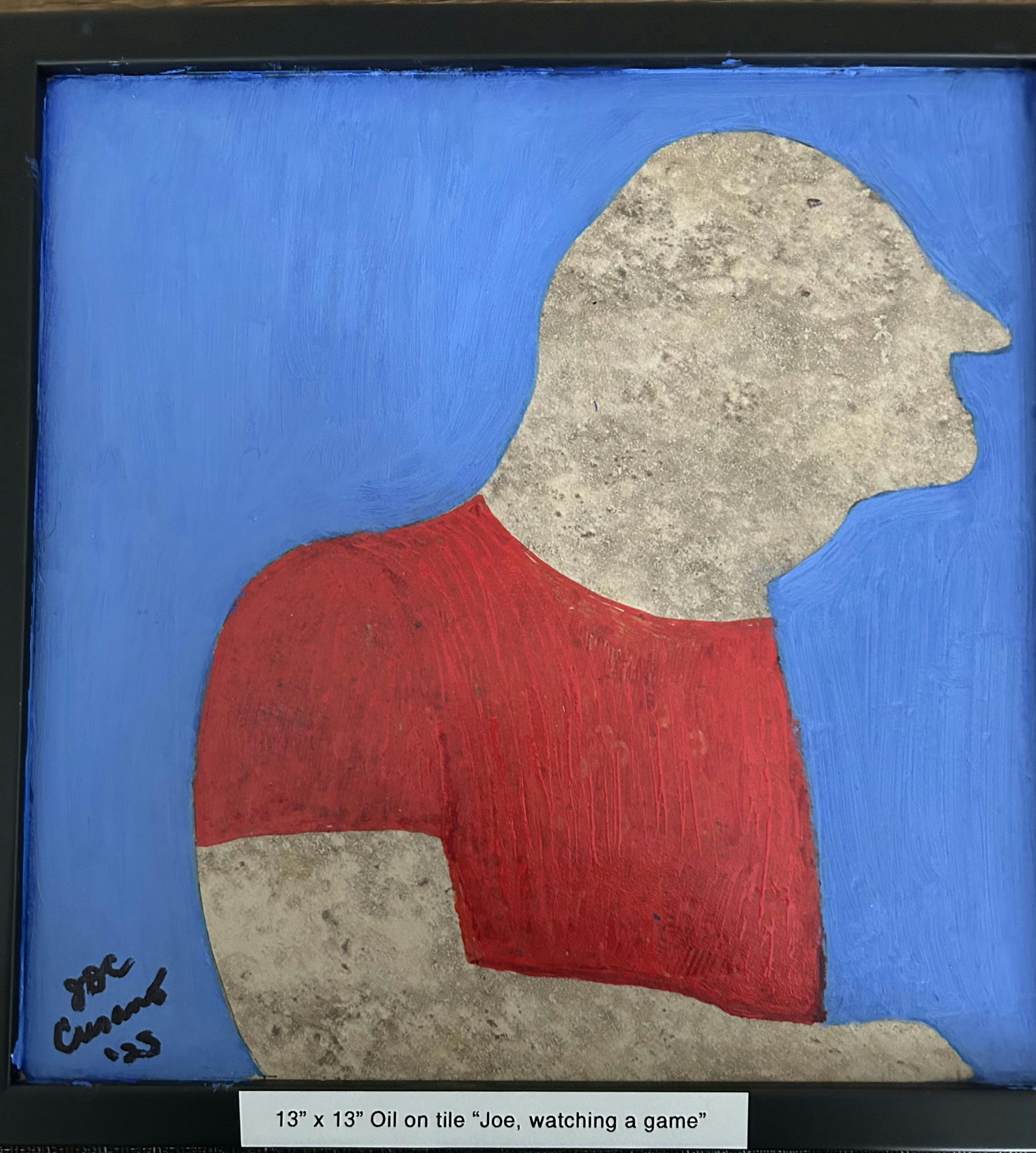 Joe, Watching a ball game     

Framed 13" x 13"

Oil on tile

$800.00