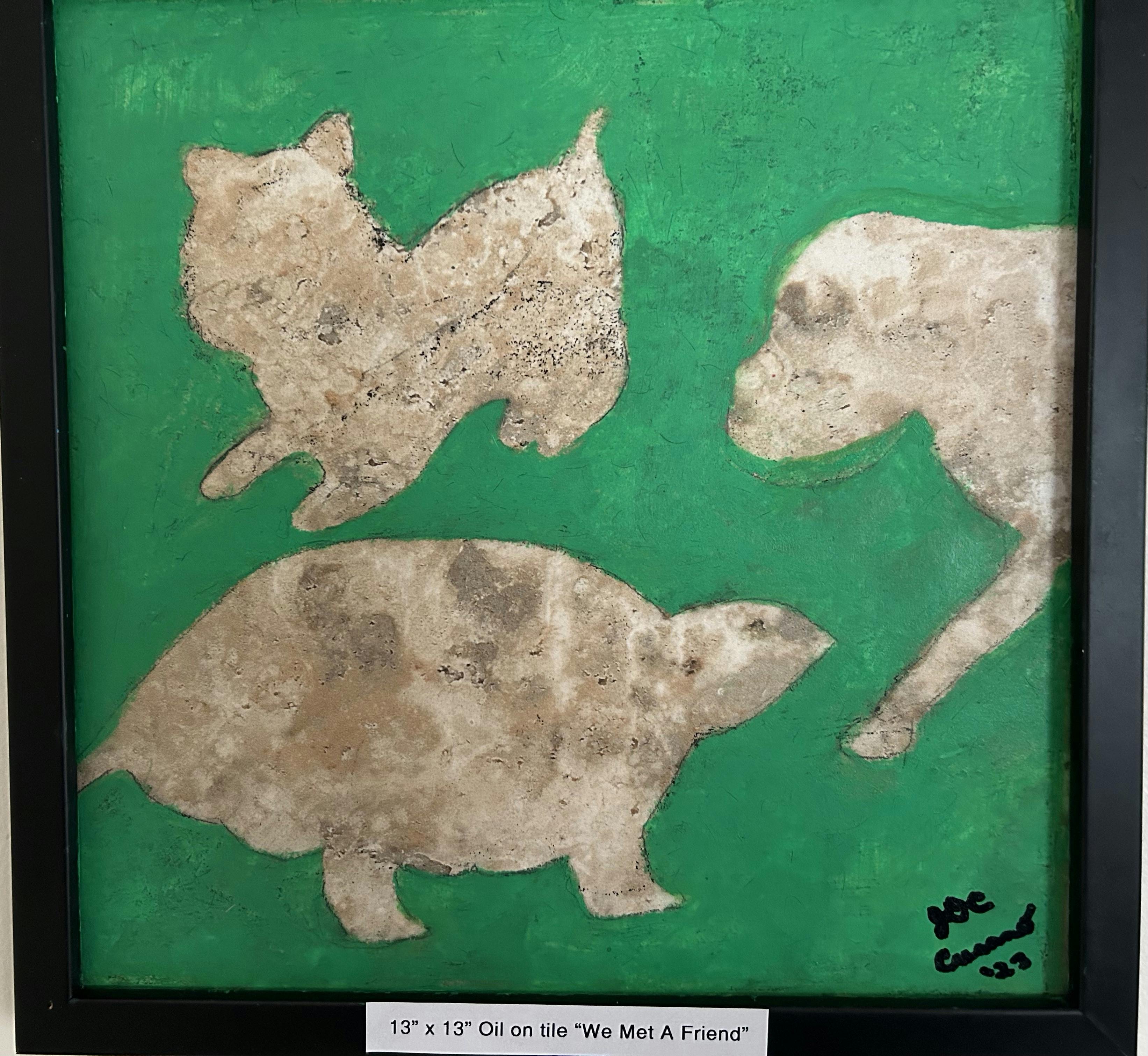 We Met A Friend

Framed 12 3/4 " x 12 3/4"

Oil on tile

$700.00