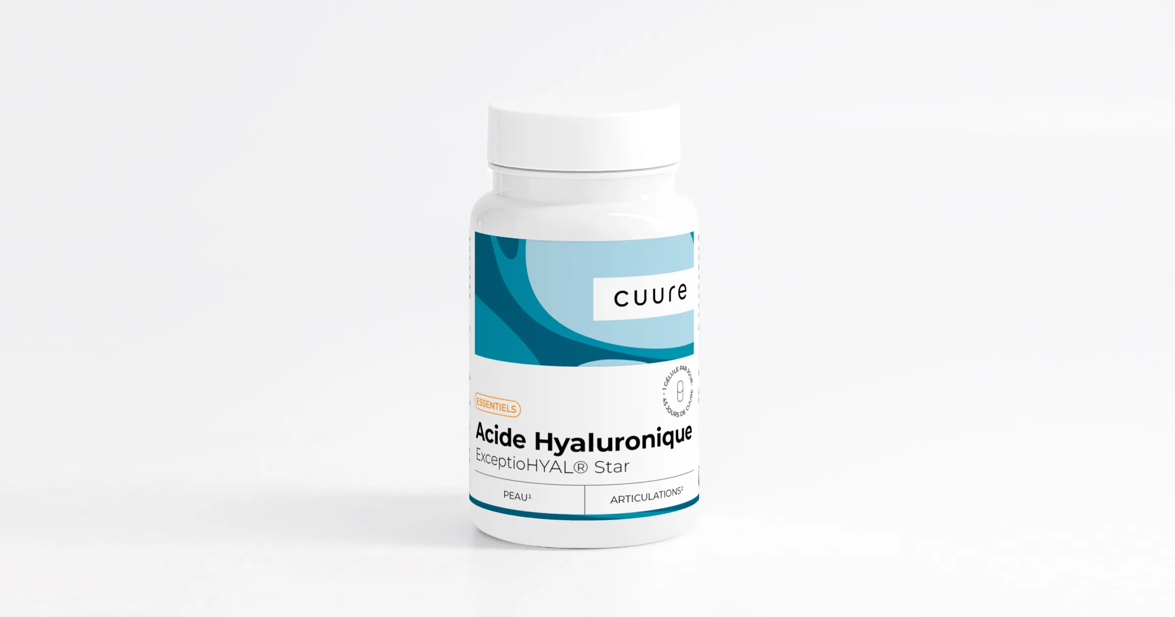 Acide Hyaluronique - 45 gélules - Actif Scientifiquement Prouvé