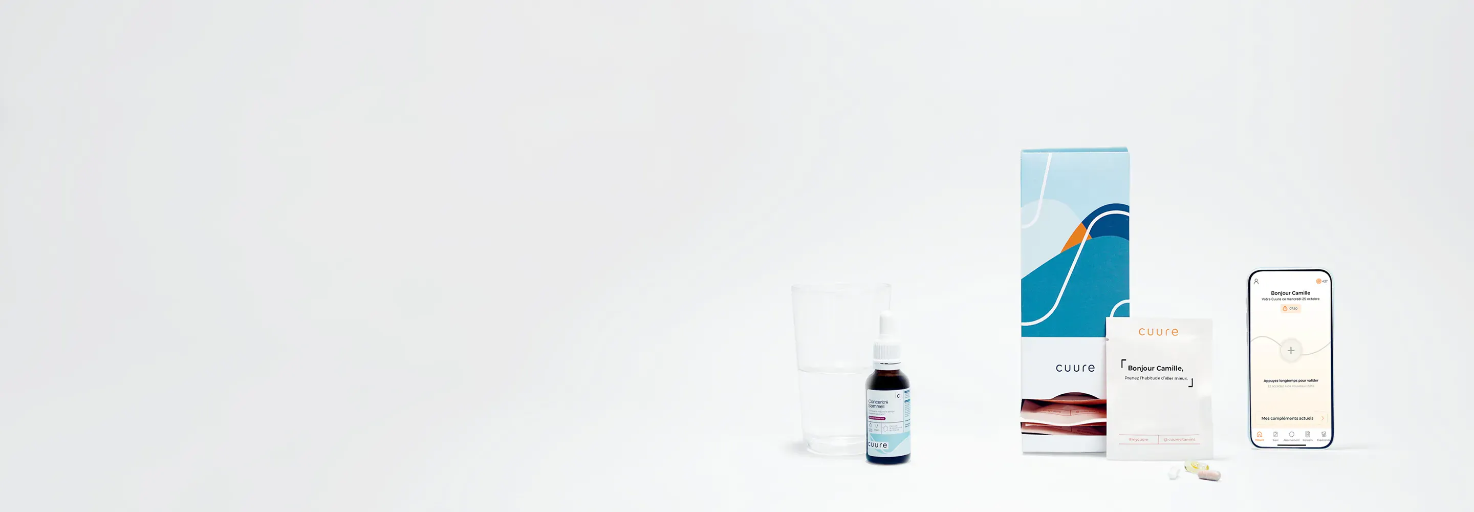 Cuure app about page desktop banner