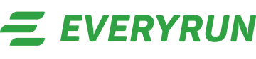 In the picture - Everyrun logo