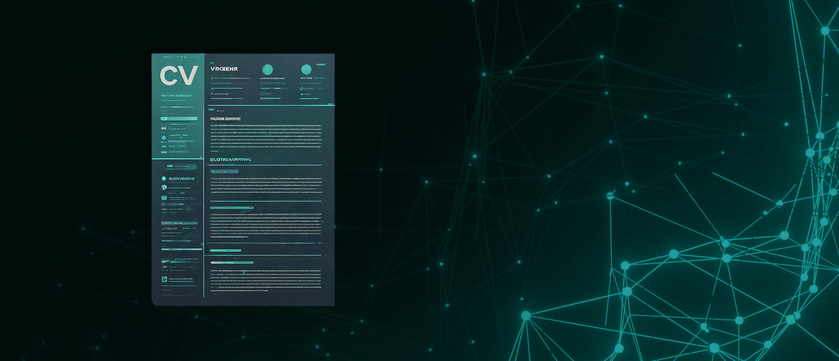 In the picture - CV created by neural network