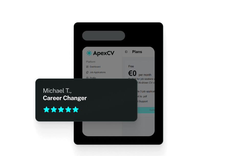 In the picture - screen of Apex CV prices and feedback from Michael T.