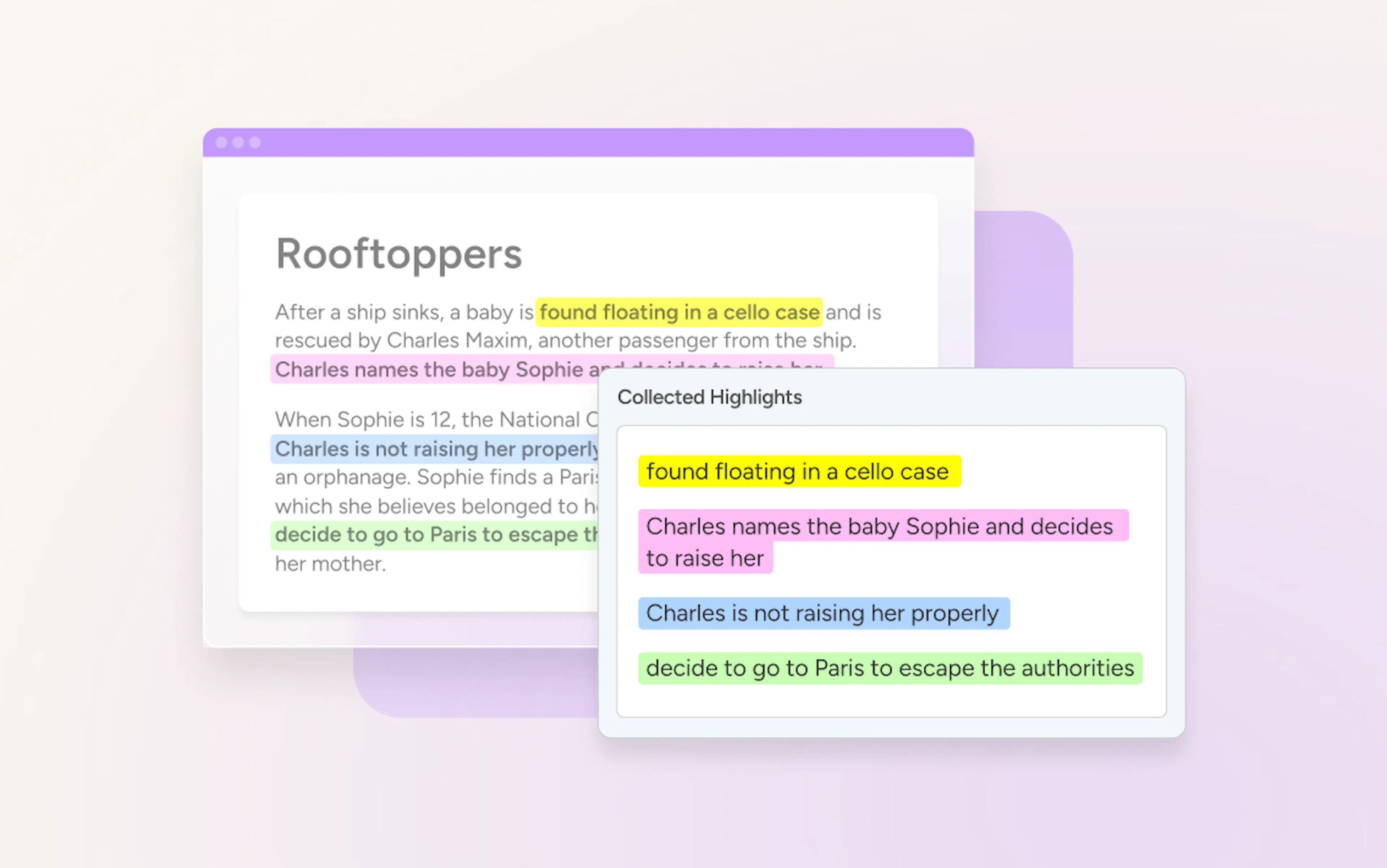 Read&Write highlights feature