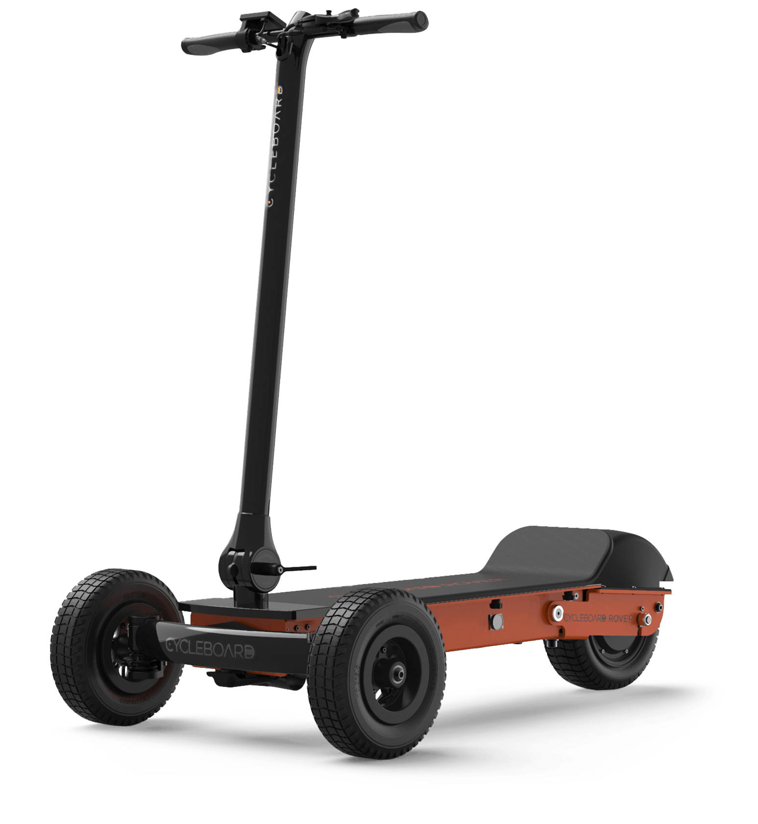 3 Wheeled Mixed-Terrain Electric Scooter  Rover Burnt Orange