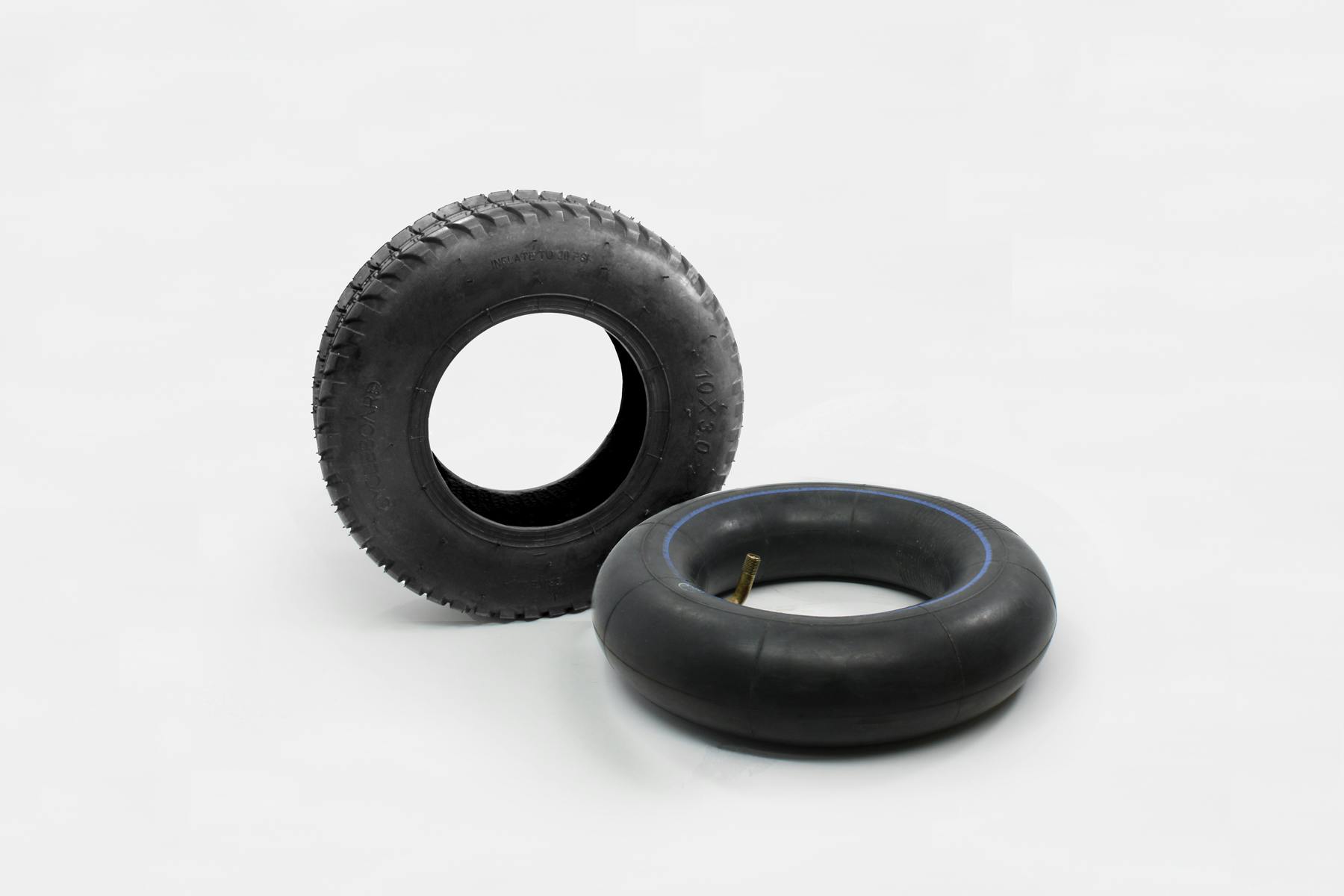 FRONT TIRE & TUBE  | 10" x 3" | ROVER / GOLF