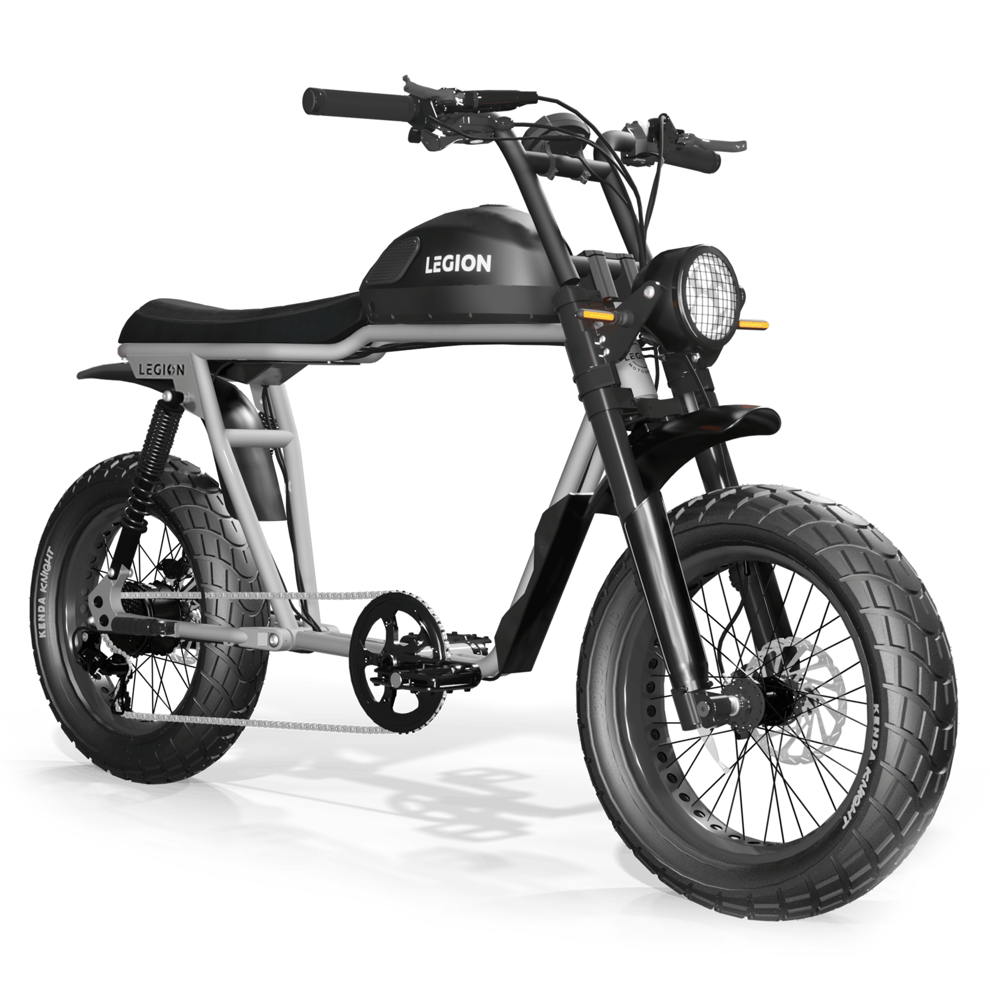 20 in. Off-Road Electric Bike 1200-Watt Powerful Motor 7 Speed Gears in  Black