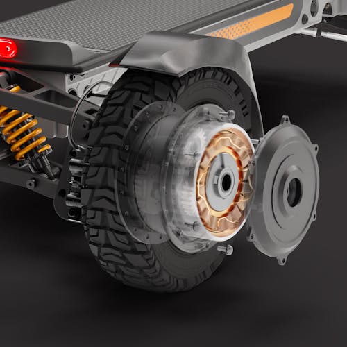 Powerful Dual 1500W Motor
