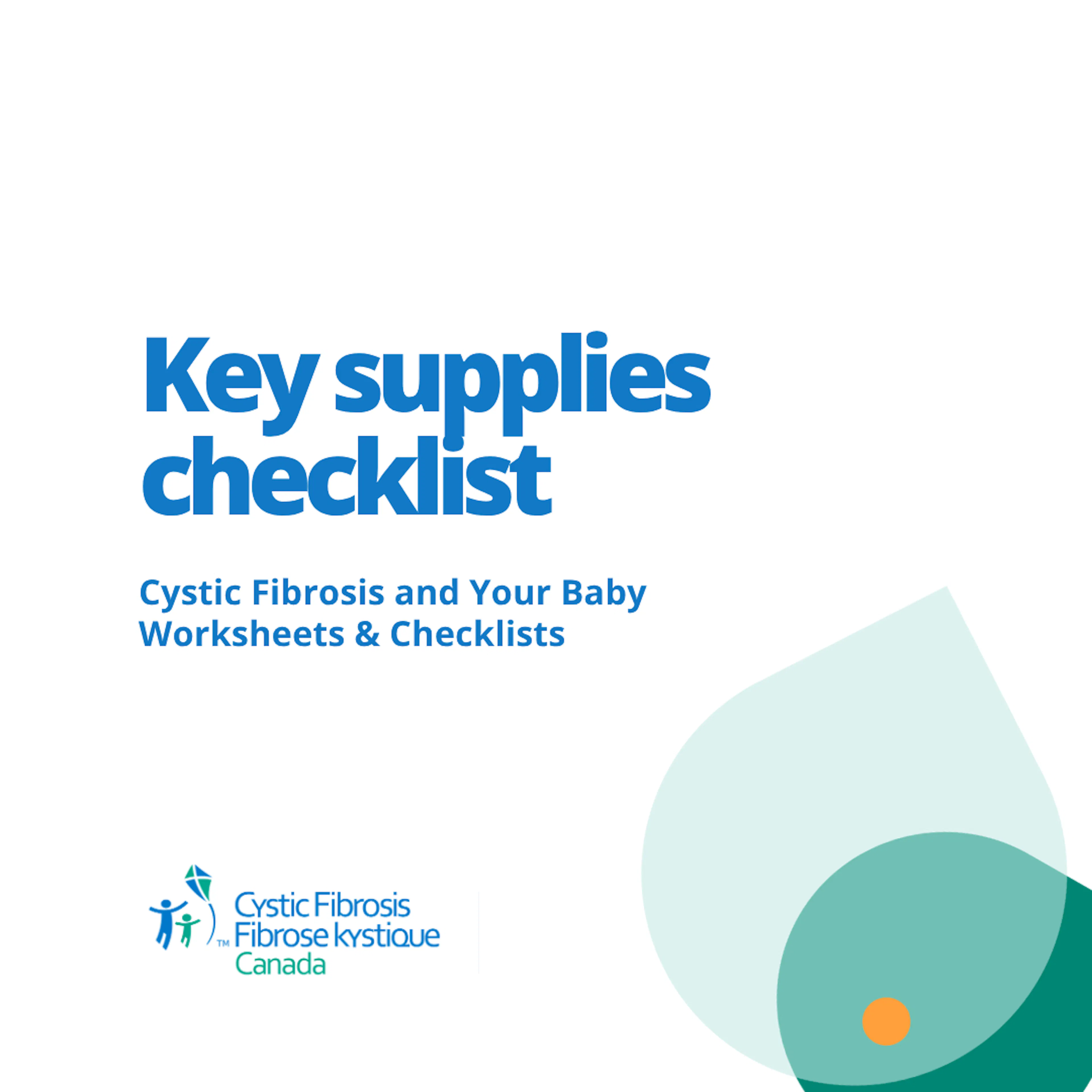 Key supplies checklist