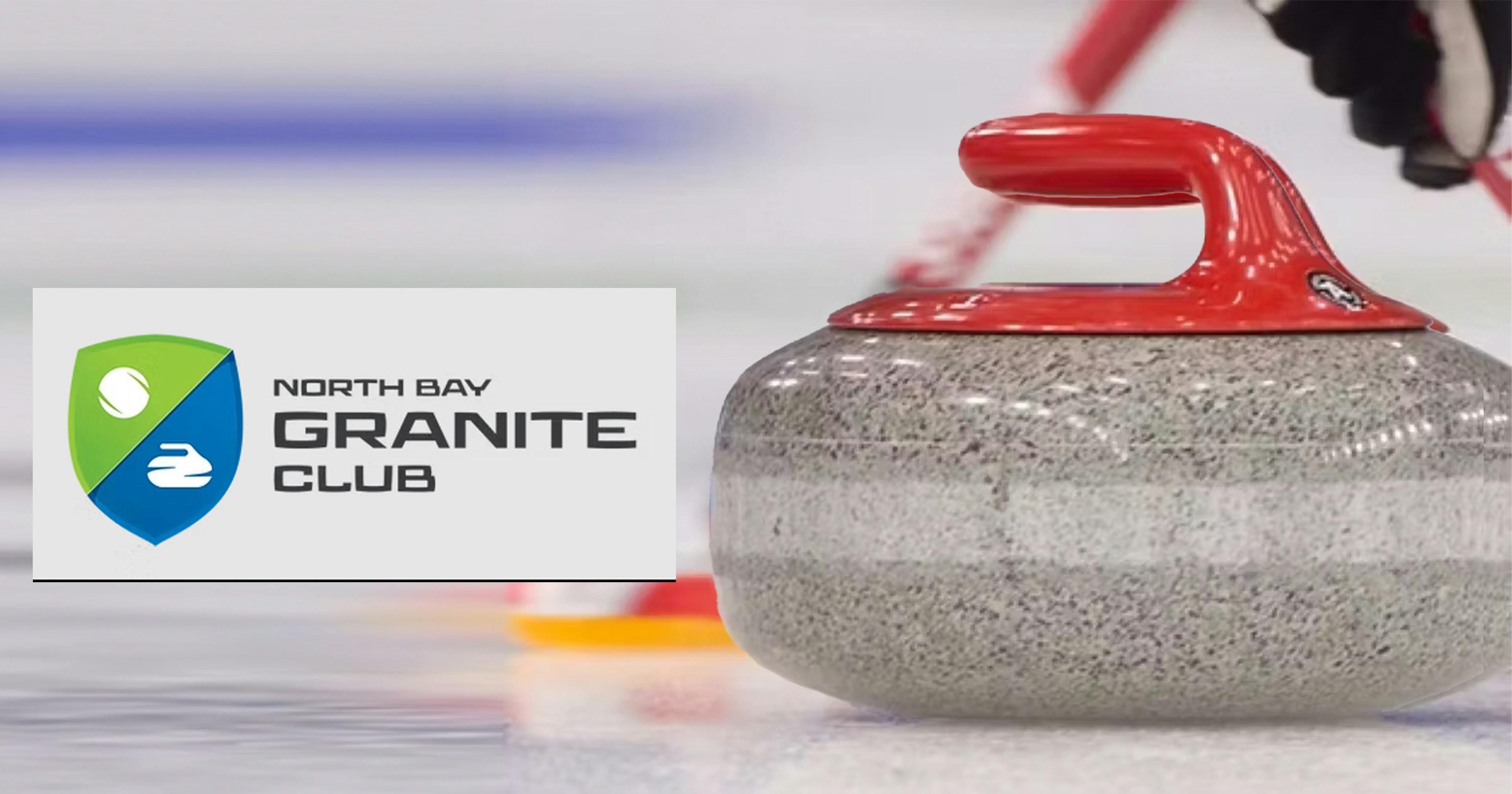 Curling stone Granite Club North Bay