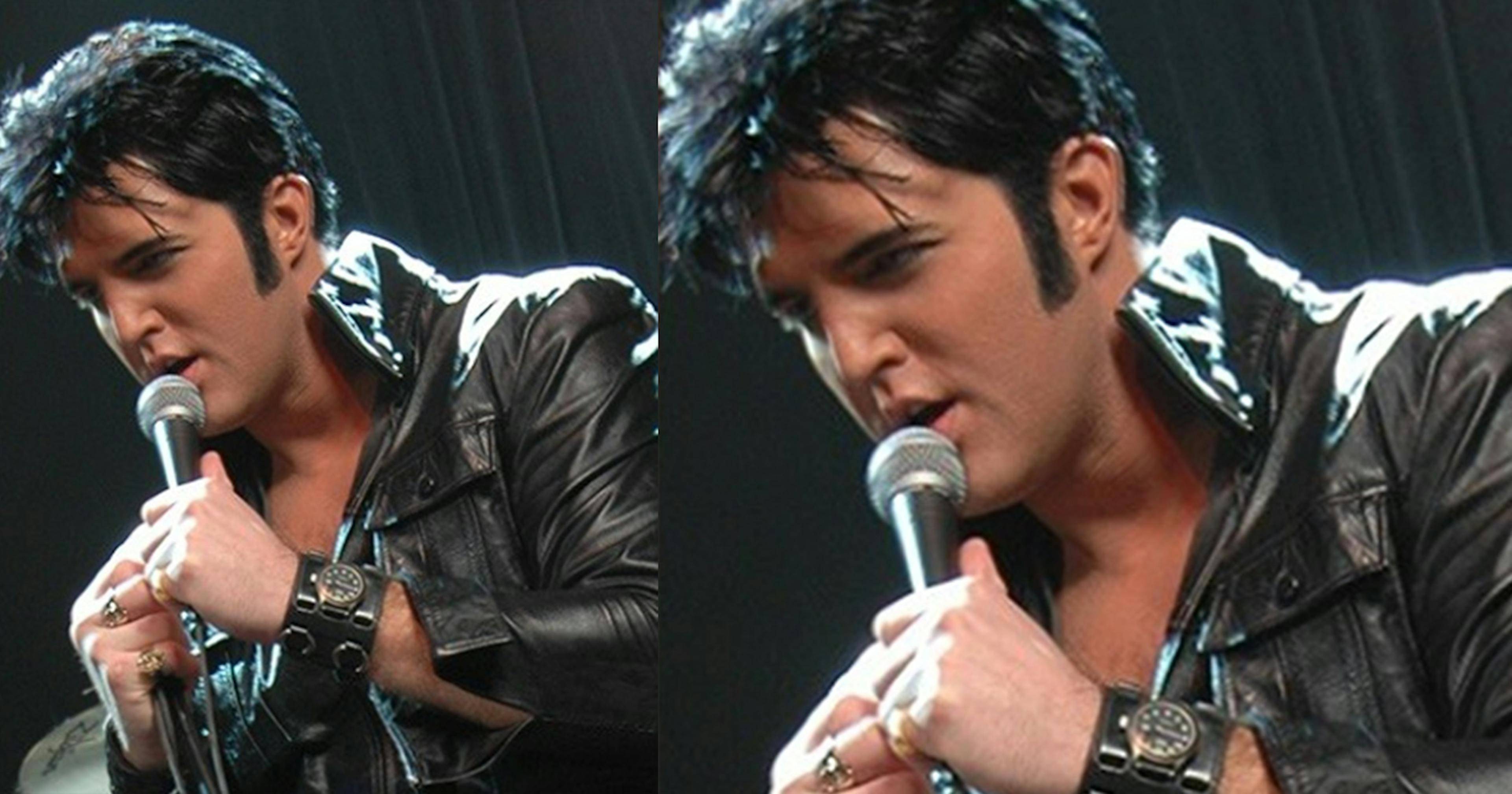 Elvis impersonator