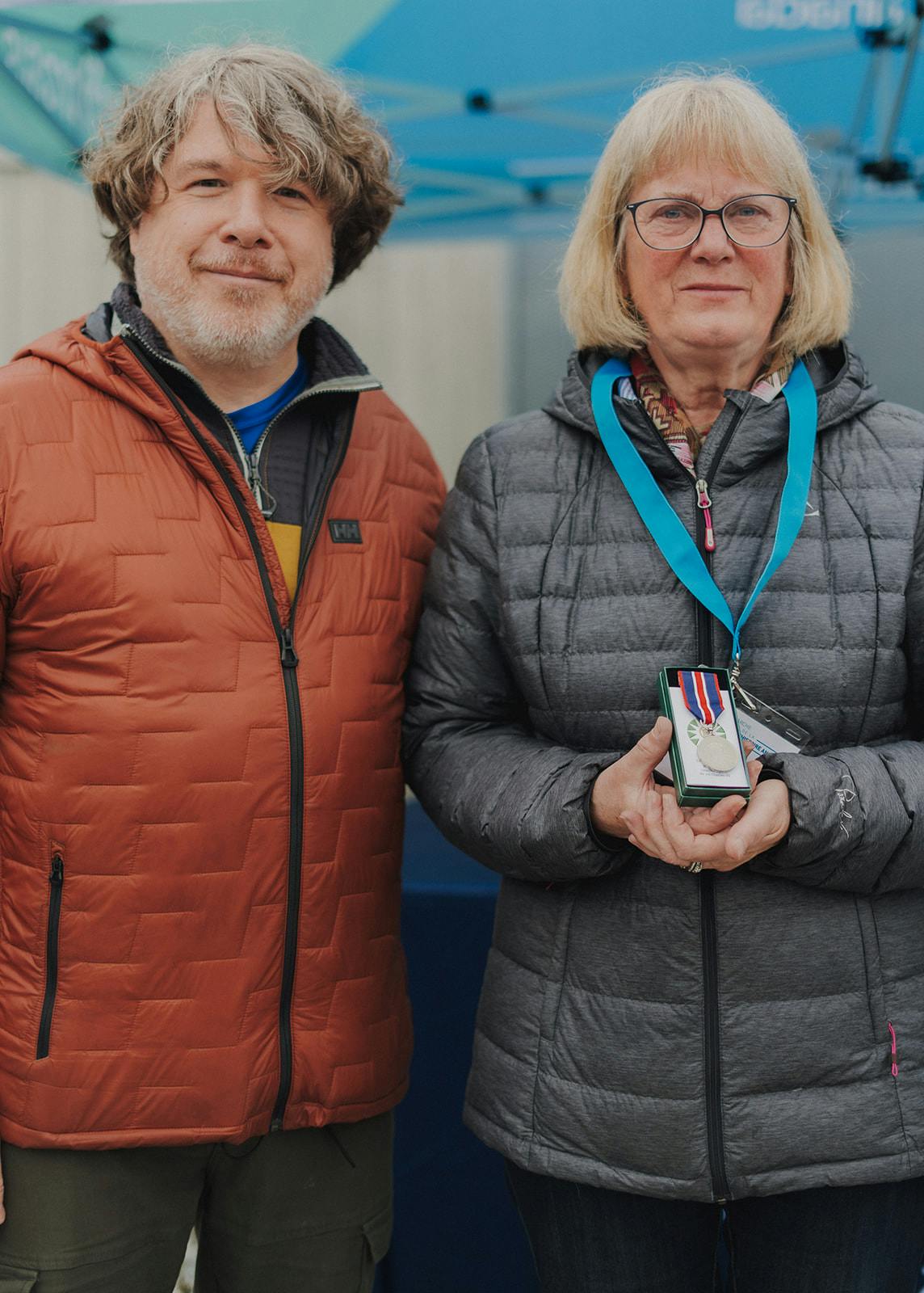 Carole Moisan recieves KCCM