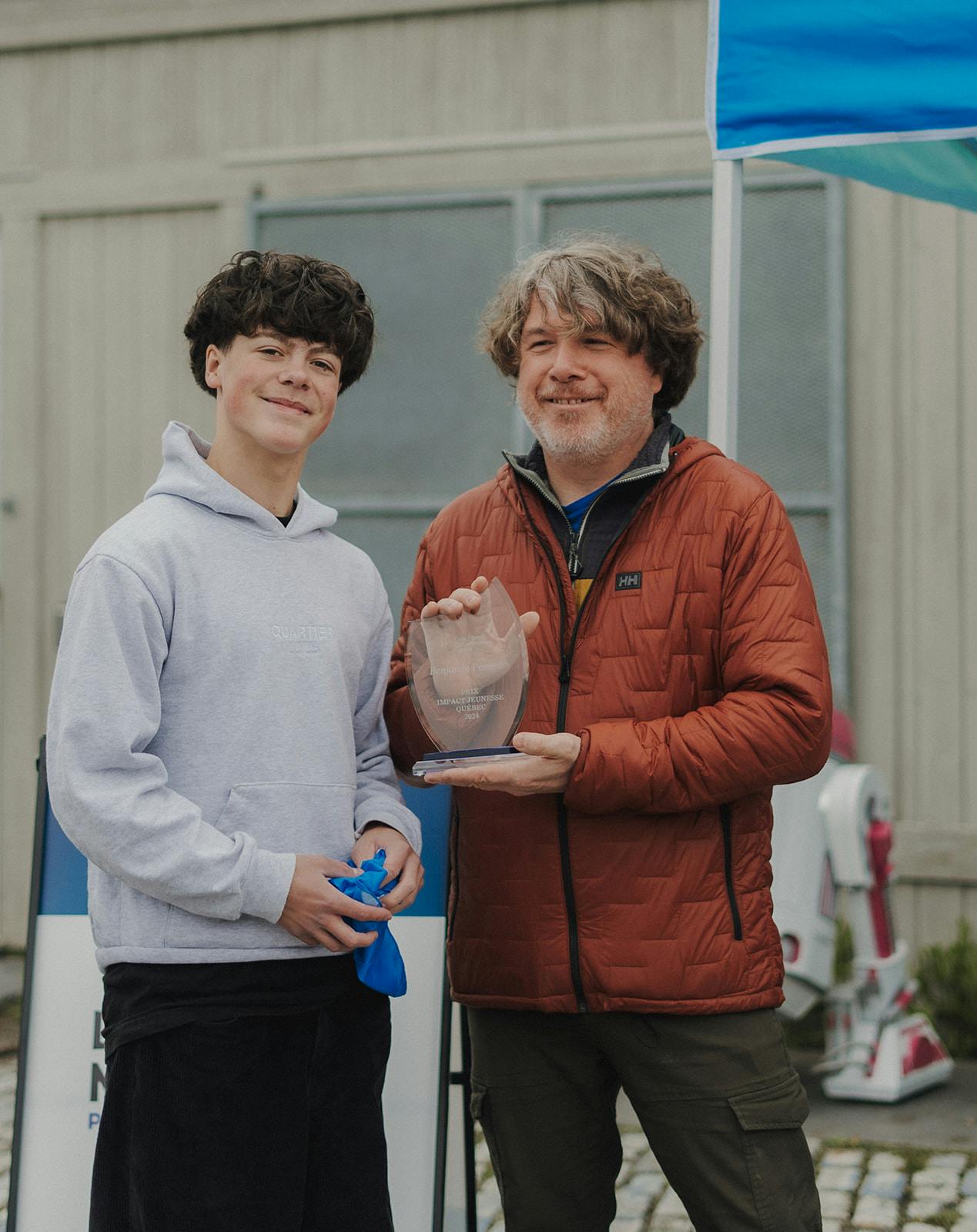 Benjamin Pérusse – Prix Impact Jeunesse – Région du Québec