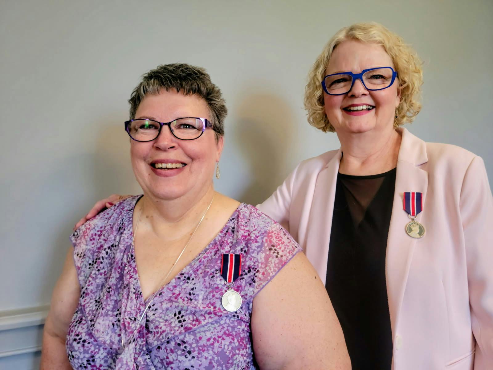 Jean Hodgins and Patti Tweed