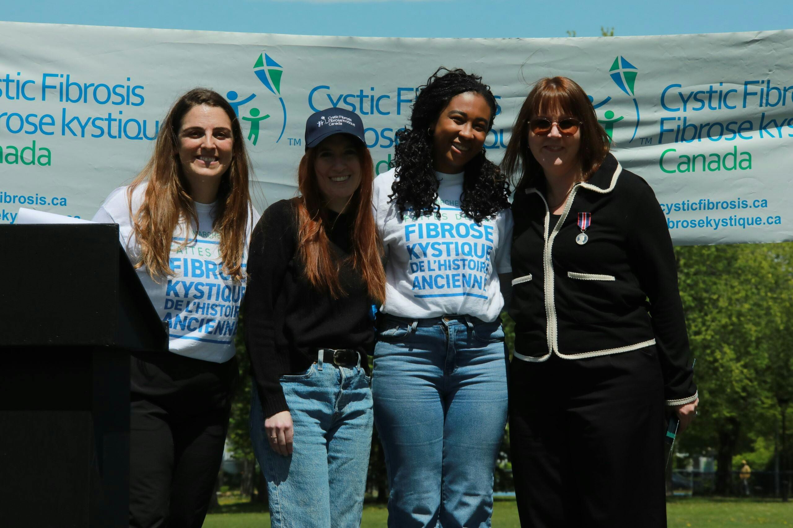 Julie Saucier receives the King Charles III Coronation Medal