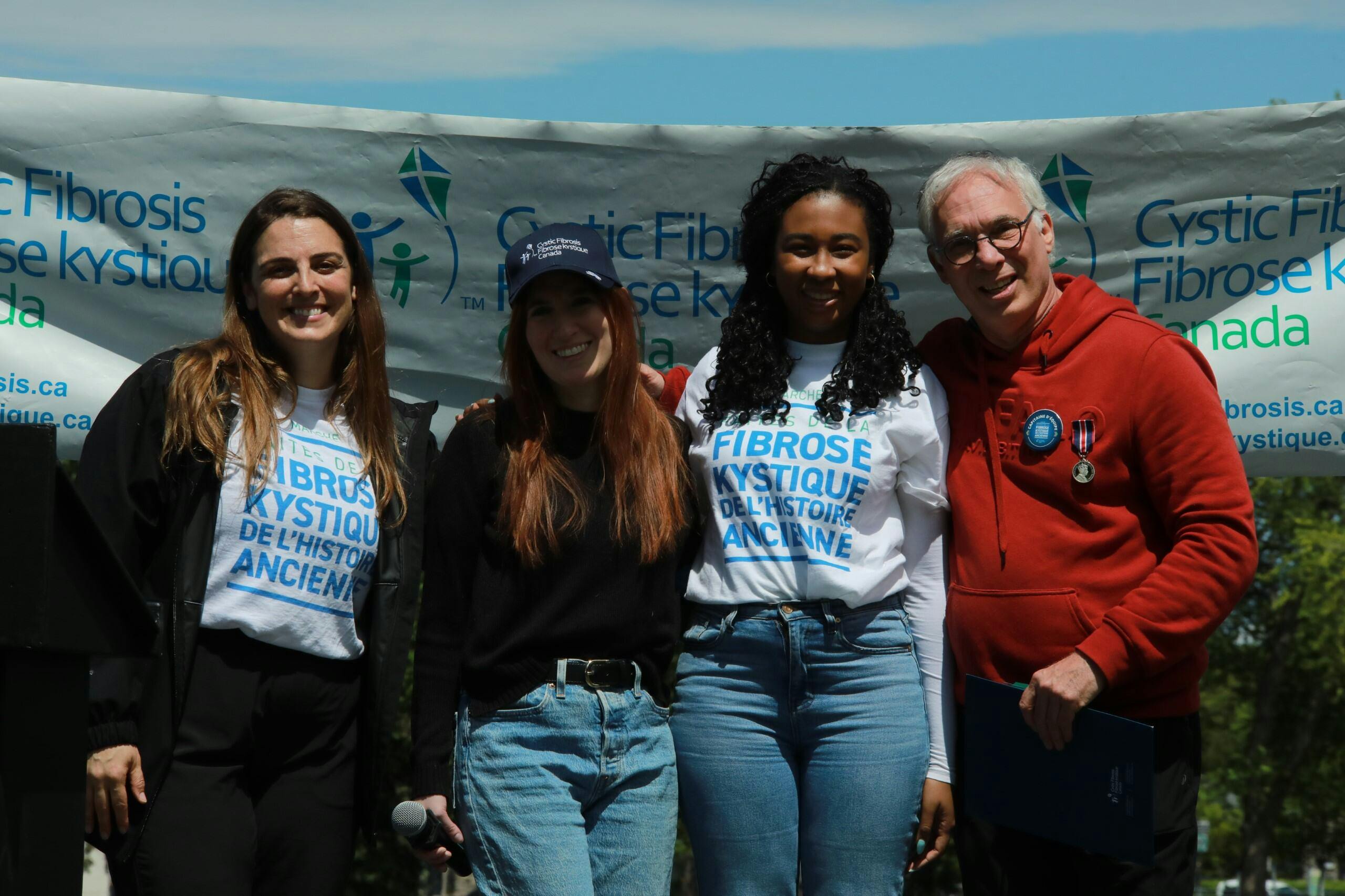 Claude Provencher accepts his King Charles III Coronation Medal