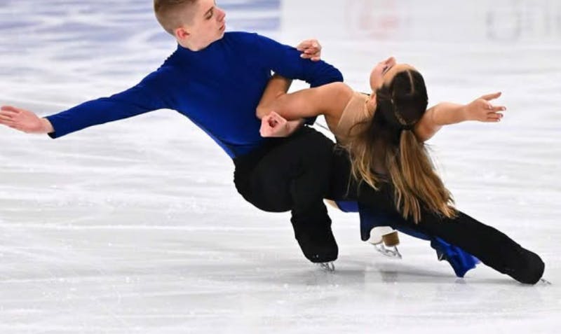 Maxim and Victor competing