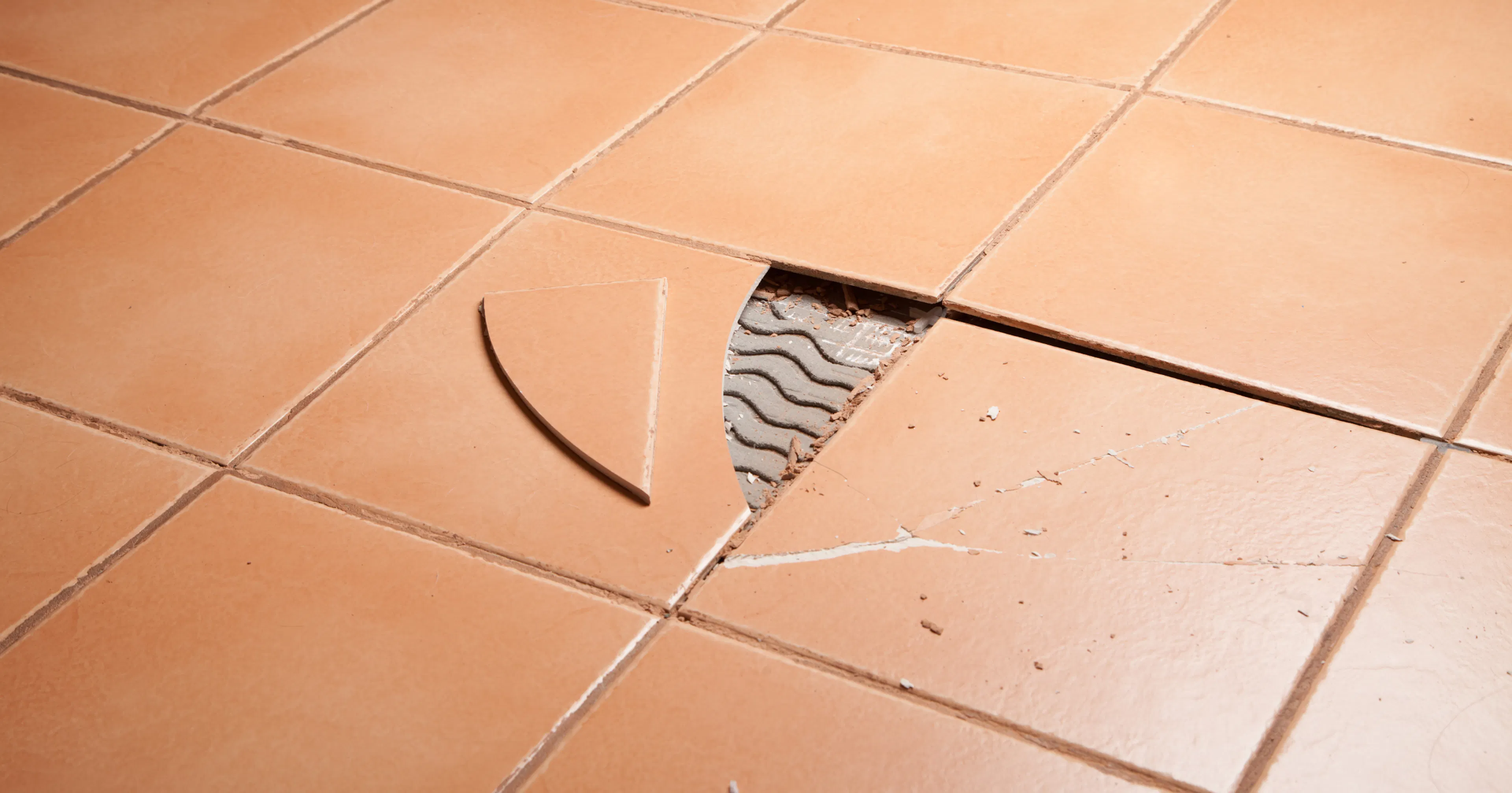 Broken tile repair
