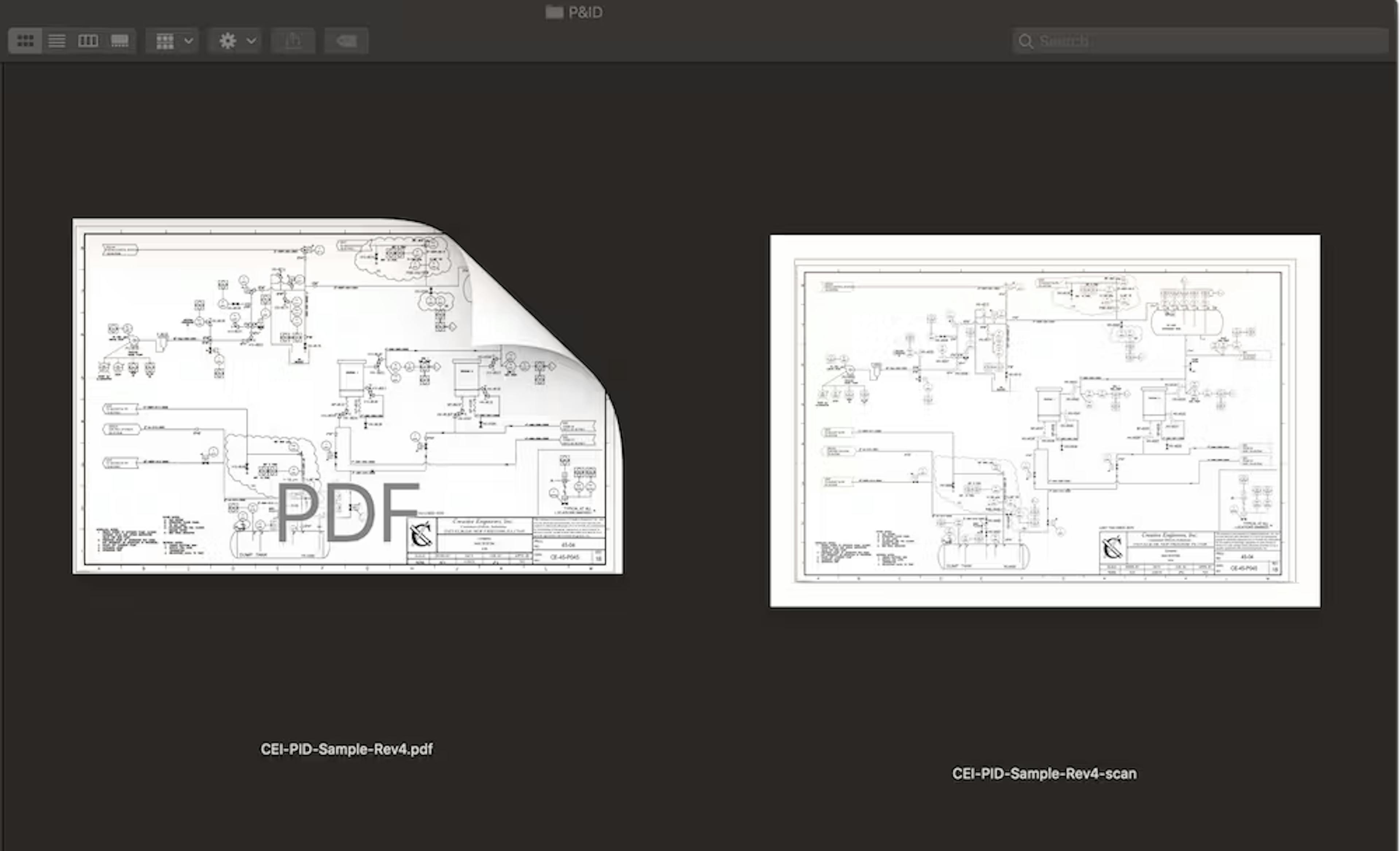 Screenshot of PDF and image in file browser