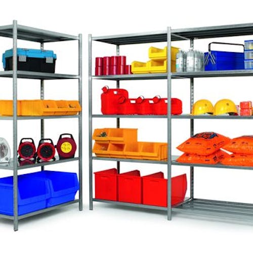 Rayonnage avec tablettes