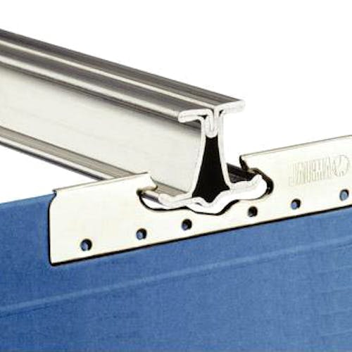 Rayonnage échelles, zoom sur le système d'accroche des dossiers