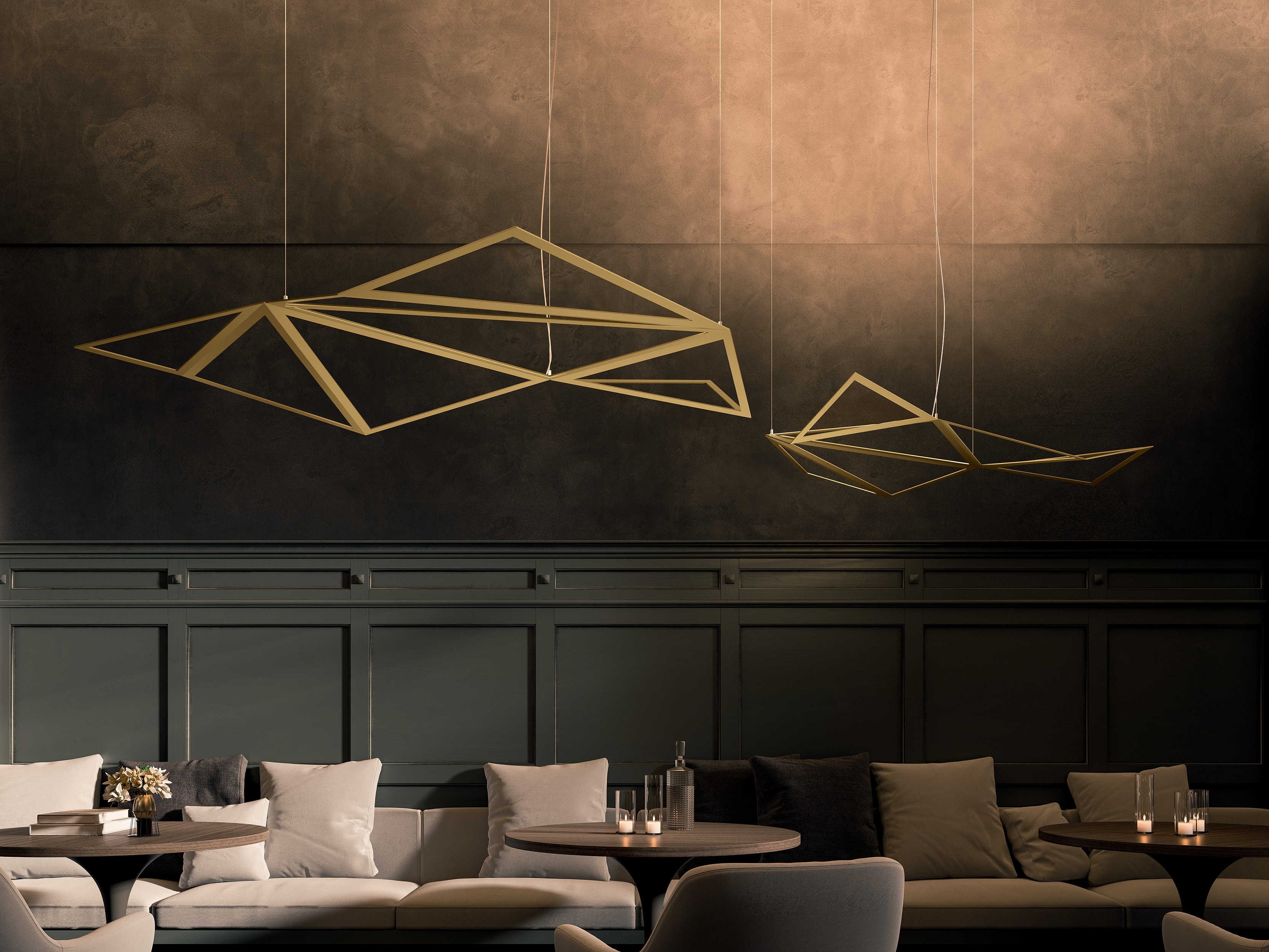 Accessoire de décoration au dessus de tables de la marque Dacota