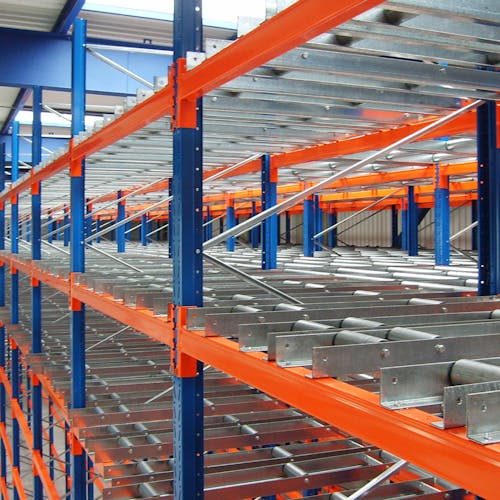 de rack à palettes vides