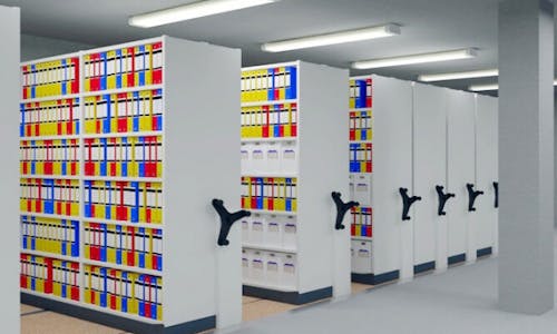 Rayonnage à volants