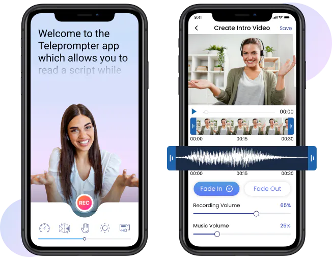 Teleprompter App for Video Creation