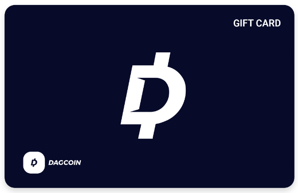 Physical Dagcoin Giftcard launch