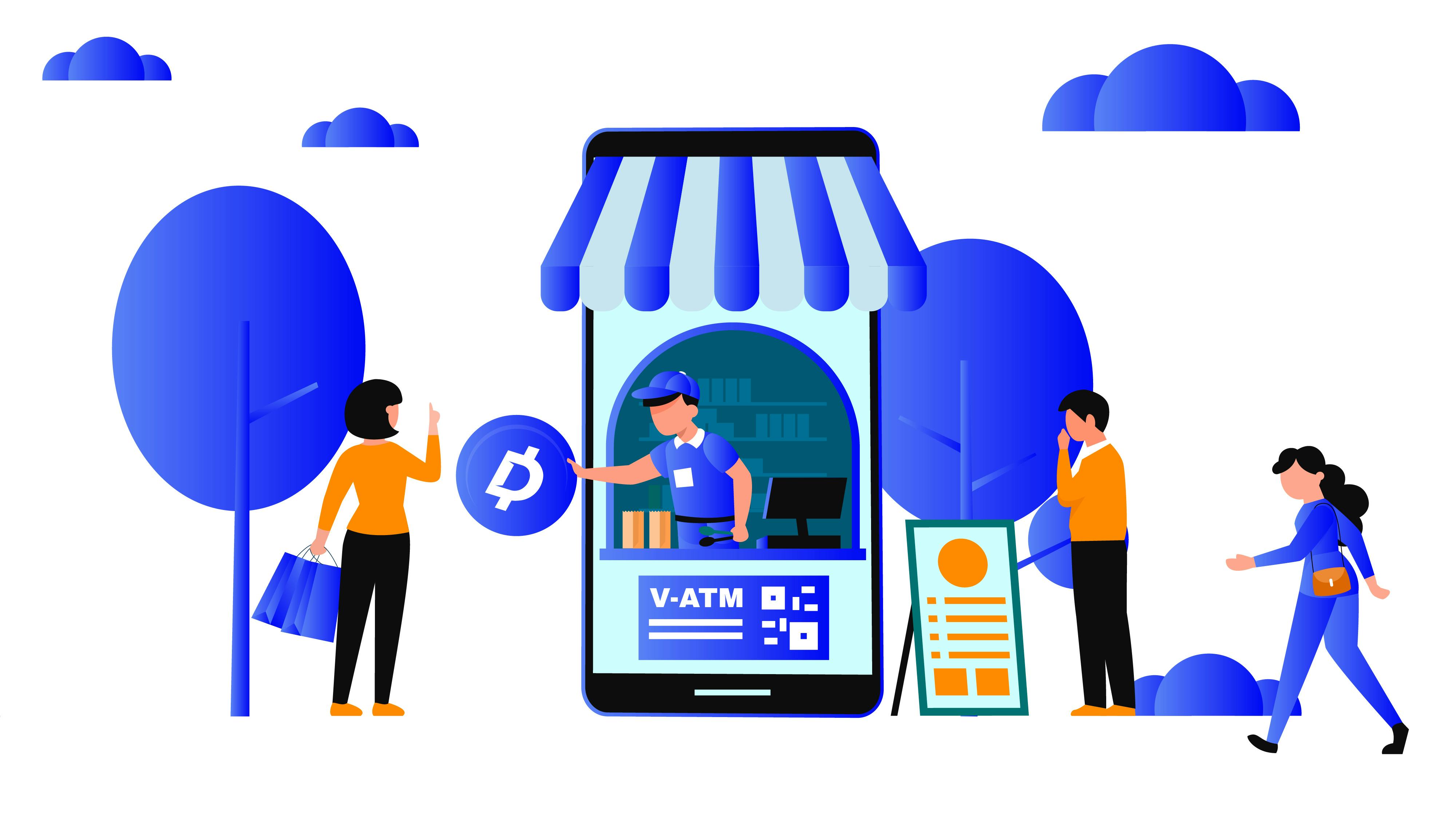How does Dagcoin and V-ATM Benefit Merchants?