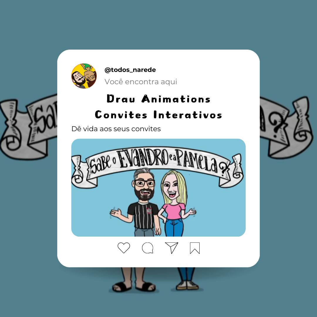 Foto de apresentação do serviço Conviteria - Drau Animations