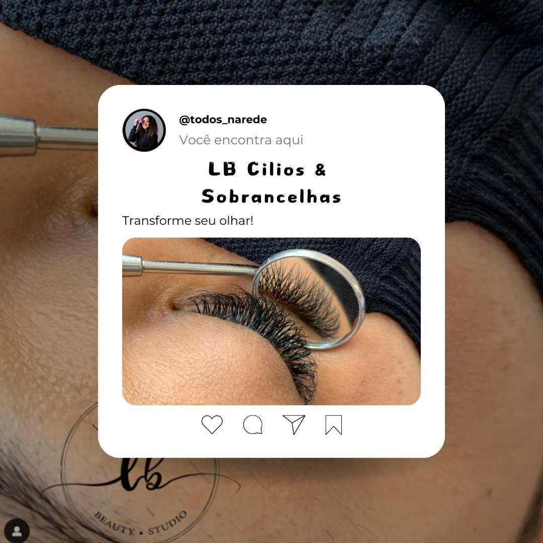 Foto de apresentação do serviço LB Cílios e Sobrancelhas