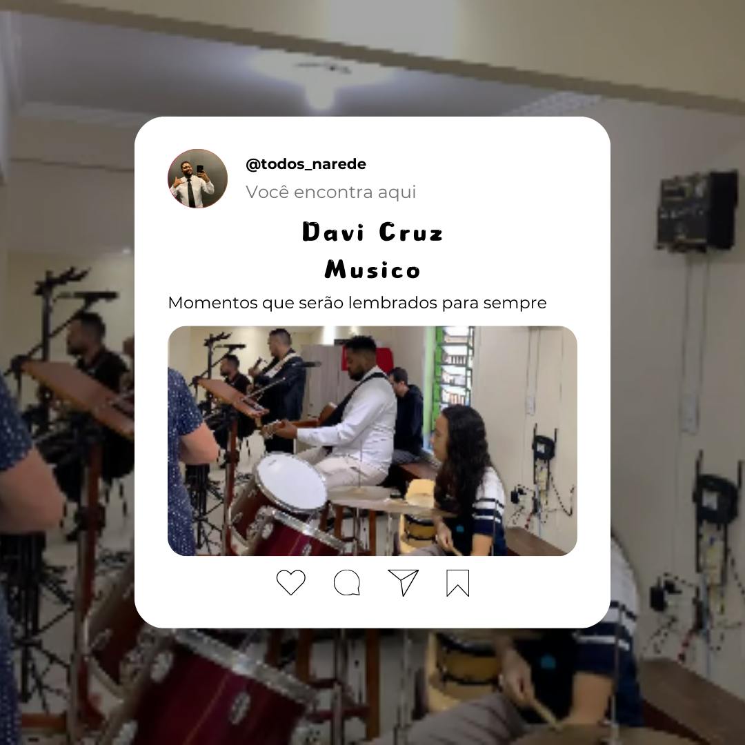 Foto de apresentação do serviço Davi Cruz - Músico