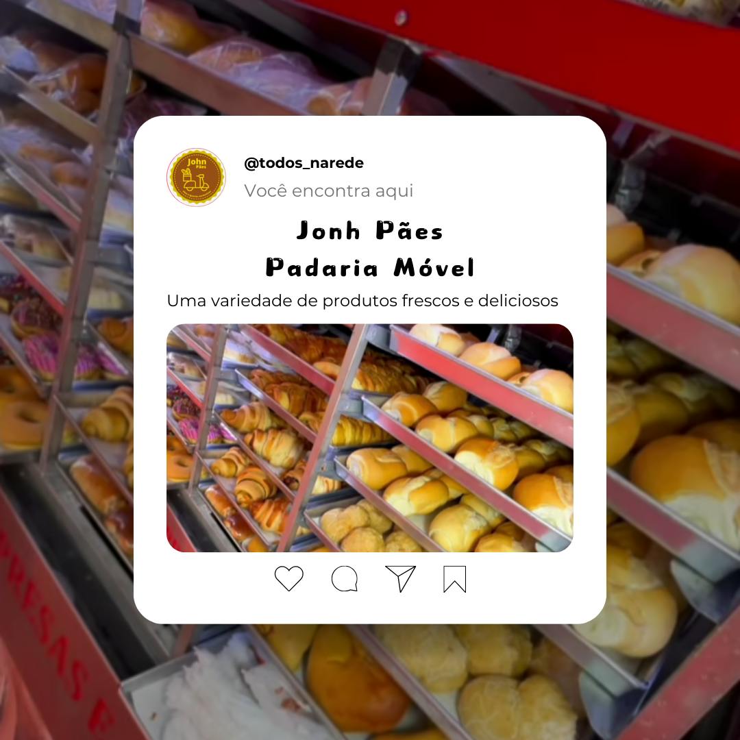 Foto de apresentação do serviço John Pães - Padaria Móvel